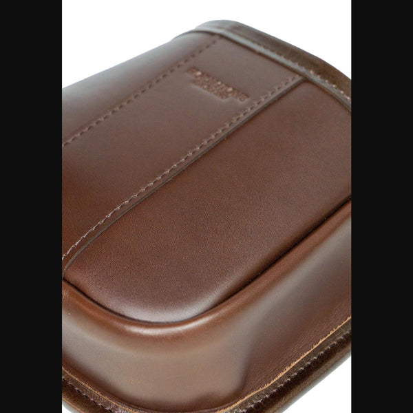 Shotgun Cartridge Pouch Chestnut Brown Leather Holds 50 RGB 50