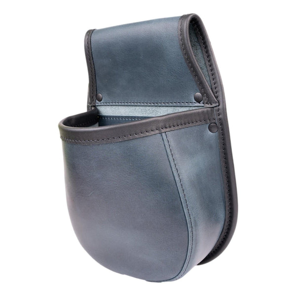 Shotgun Cartridge Pouch Admiral And Black Leather Holds 50