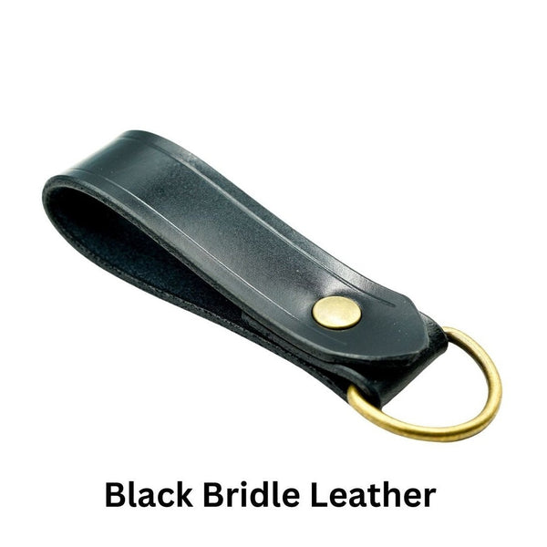 English Bridle Leather Belt Keeper Various Colours