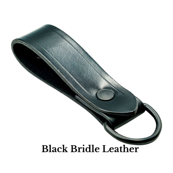English Bridle Leather Belt Keeper Various Colours