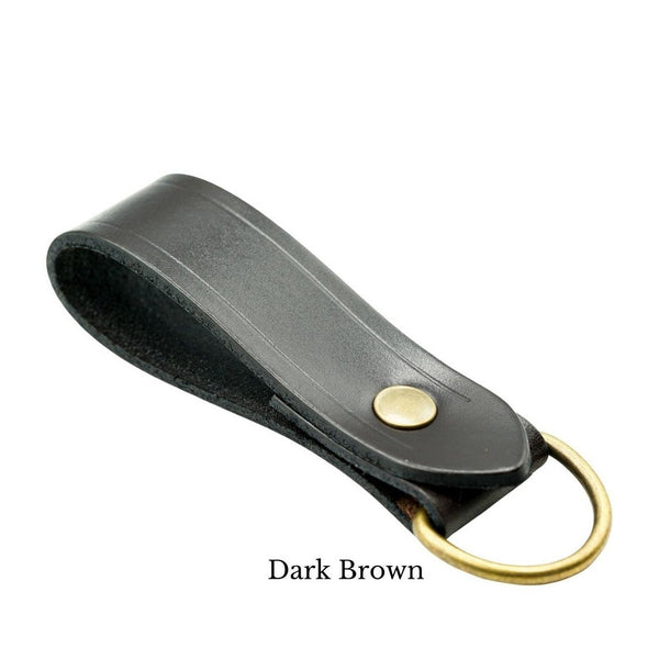 English Bridle Leather Belt Keeper Various Colours