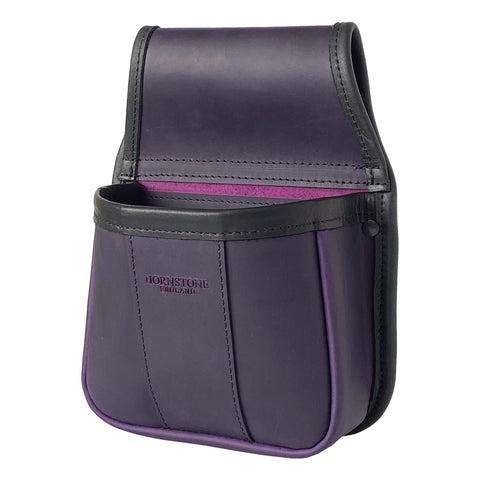 Purple Leather RGB40 Shotgun Cartridge Pouch Limited Edition Holds 40 x 12 Gauge