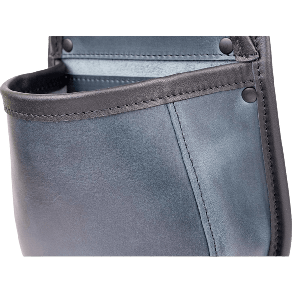 Shotgun Cartridge Pouch Admiral And Black Leather Holds 50