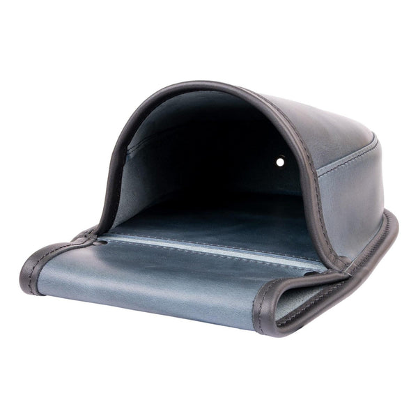 Shotgun Cartridge Pouch Admiral And Black Leather Holds 50
