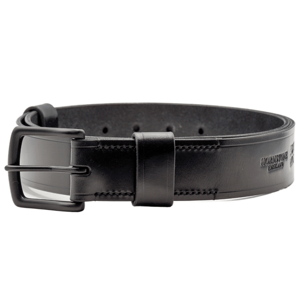 Leather Belt / Cartridge pouch belt in Sedgwick's Black Bridle Butt Leather 9 Hole.