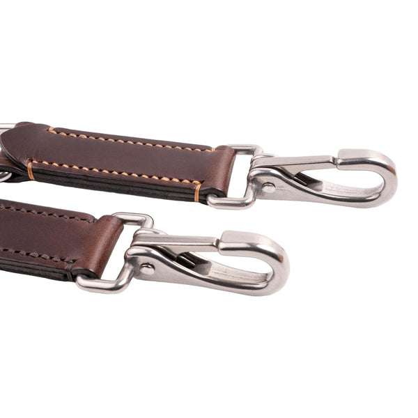 Leather Belt Clip Utility Key Hook Accessory Hanger Hand stitched & Stainless steel
