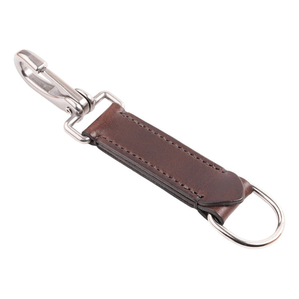 Leather Belt Clip Utility Key Hook Accessory Hanger Hand stitched & Stainless steel