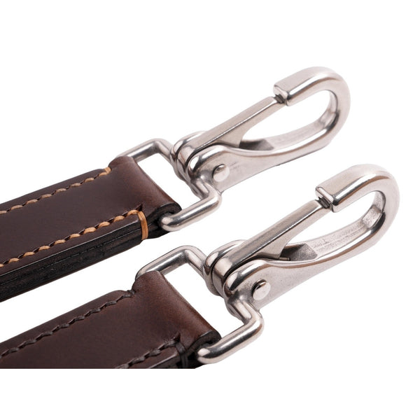 Leather Belt Clip Utility Key Hook Accessory Hanger Hand stitched & Stainless steel