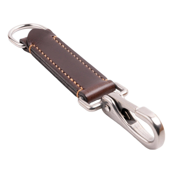 Leather Belt Clip Utility Key Hook Accessory Hanger Hand stitched & Stainless steel