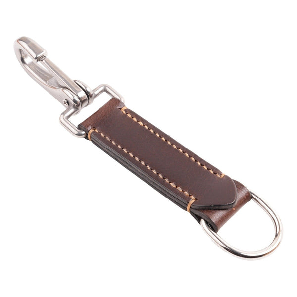 Leather Belt Clip Utility Key Hook Accessory Hanger Hand stitched & Stainless steel