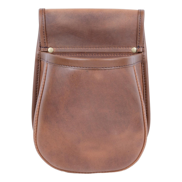 Leather shotgun Cartridge Pannier Pouch and Belt Size Large ex-demo