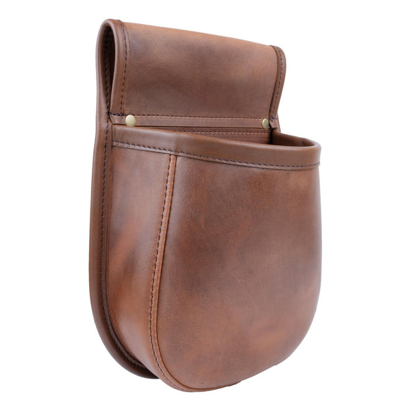 Leather shotgun Cartridge Pannier Pouch and Belt Size Large ex-demo