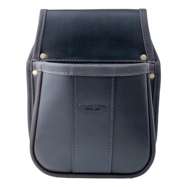 Leather Shotgun Cartridge Pouch Traditional Oiled Yorkshire Leather.