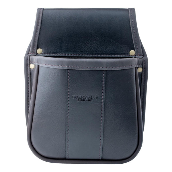 Leather Shotgun Cartridge Pouch Traditional Oiled Yorkshire Leather.