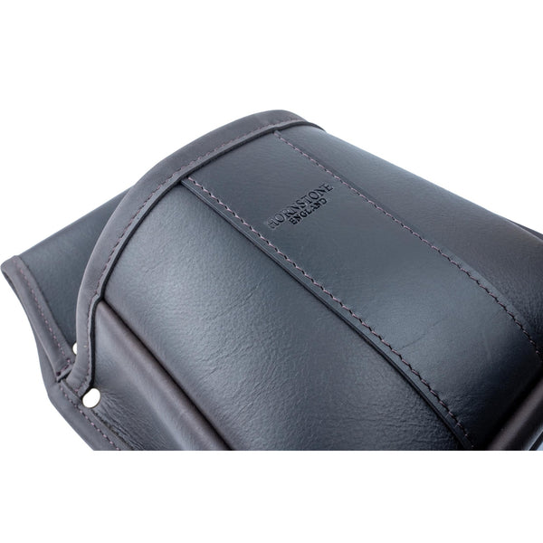 Leather Shotgun Cartridge Pouch Traditional Oiled Yorkshire Leather.