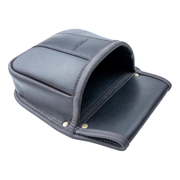 Leather Shotgun Cartridge Pouch Traditional Oiled Yorkshire Leather.