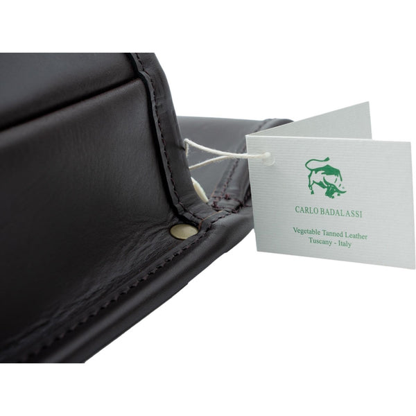 Shotgun Cartridge Pouch Rich Classic Brown Best Veg Tanned Leather Holds 50 RGB 50