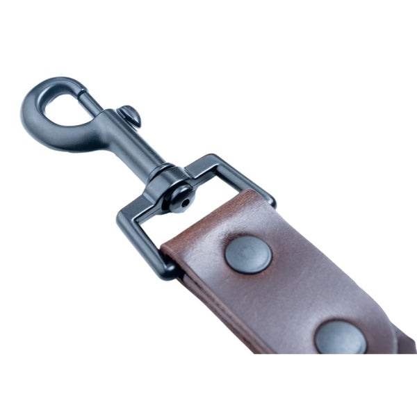 Brown Belt Clip Key Holder Utility Clip Brown Leather