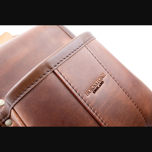 Shotgun Cartridge Pouch Spiced Tan Distressed Leather Holds 50 x 12g