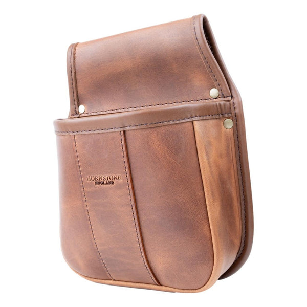Shotgun Cartridge Pouch Spiced Tan leather Holds 50 + Cartridges