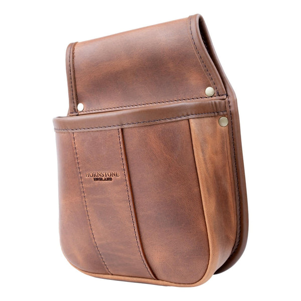 Shotgun Cartridge Pouch Spiced Tan leather Holds 50 + Cartridges