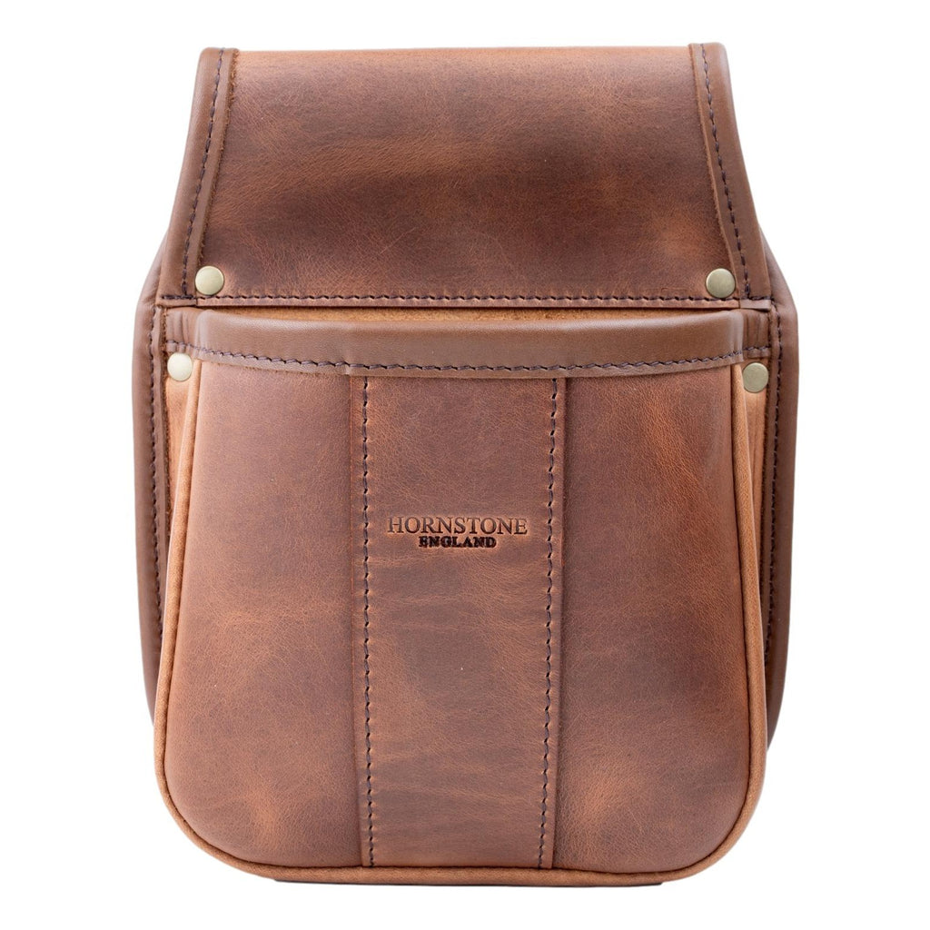 Shotgun Cartridge Pouch Spiced Tan leather Holds 50 + Cartridges
