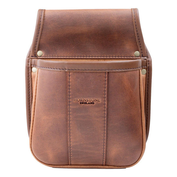 Shotgun Cartridge Pouch Spiced Tan leather Holds 50 + Cartridges