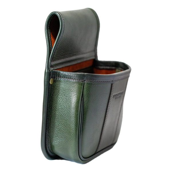 Ltd Edition Country Green Superb Veg Tanned Leather Cartridge Pouch RGB40