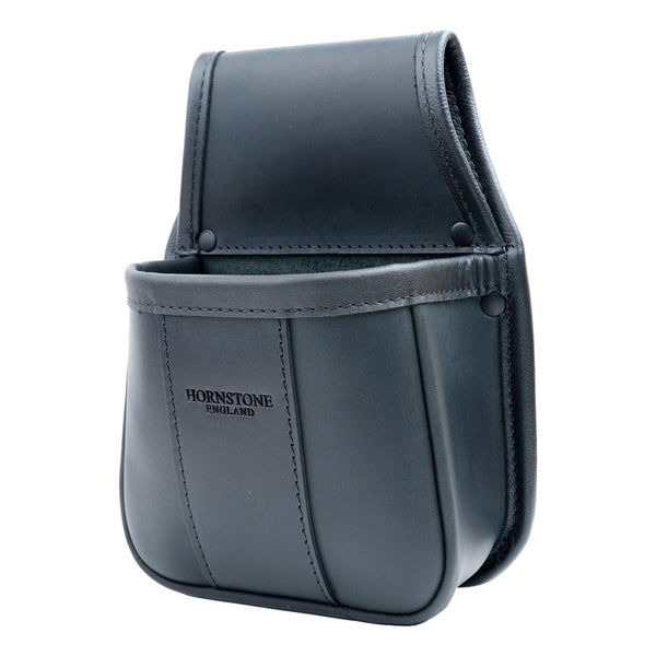 Matt Black Leather Cartridge Pouch Holds 25 x 12 gauge RGB25