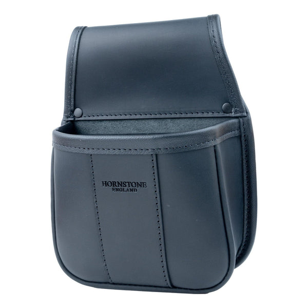 Matt Black Leather Cartridge Pouch Holds 40 x 12 gauge RGB40