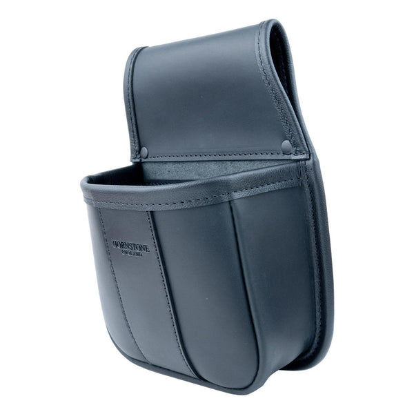 Matt Black Leather Cartridge Pouch Holds 40 x 12 gauge RGB40