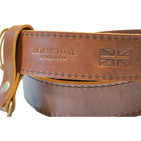 / Spiced Tan Matt Finish Leather Belt 9 Hole.