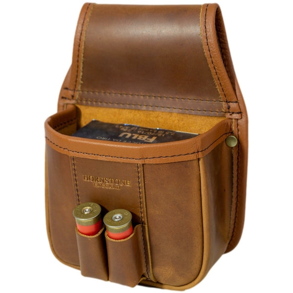 Leather Cartridge Pouch RGB25 Spiced Tan Leather Holds 1 x Box or Loos