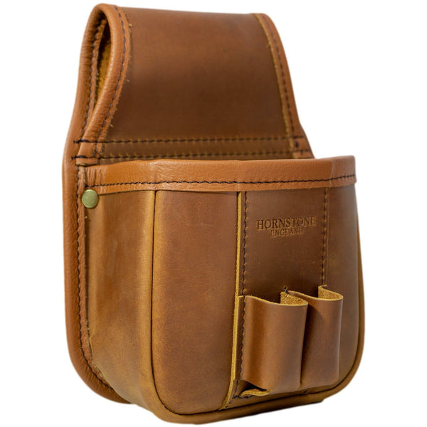 Leather Cartridge Pouch & Belt Combo RGB25 Spiced Tan Leather Holds 1 x Box or Loose Shells.