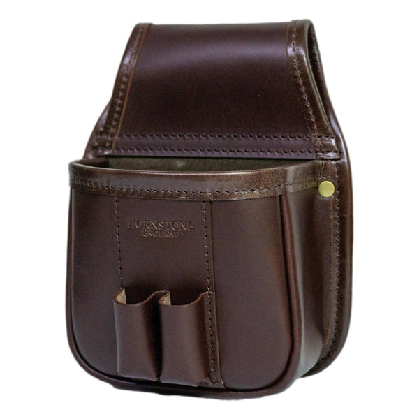 Cartridge Pouch RGB25 Chestnut Brown Leather Holds 1 x Box or Loose Shells Optional Loops And Linings