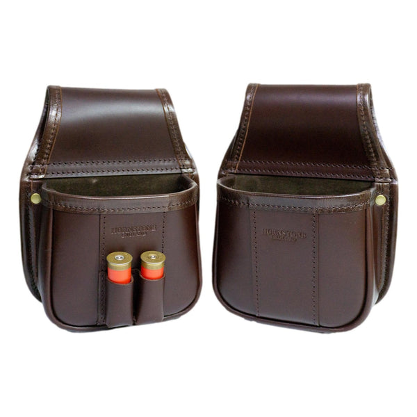 Cartridge Pouch RGB25 Chestnut Brown Leather Holds 1 x Box or Loose Shells Optional Loops And Linings