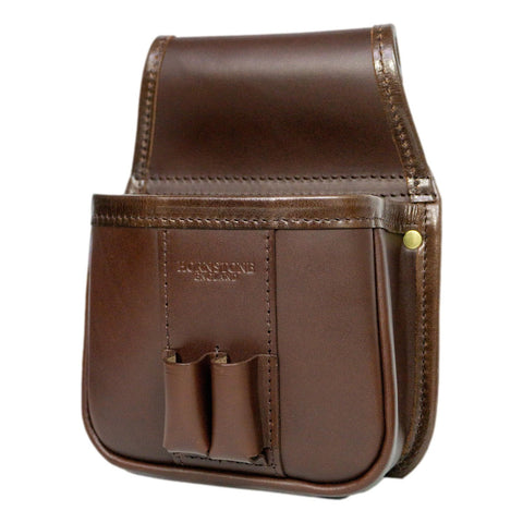 Leather shotgun top cartridge pouch
